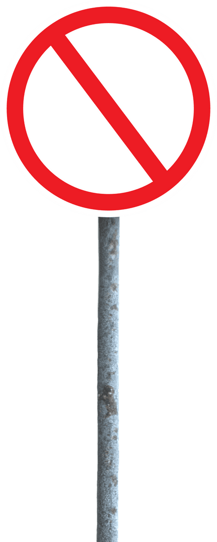 Transparent No Entry Road Sign Vector