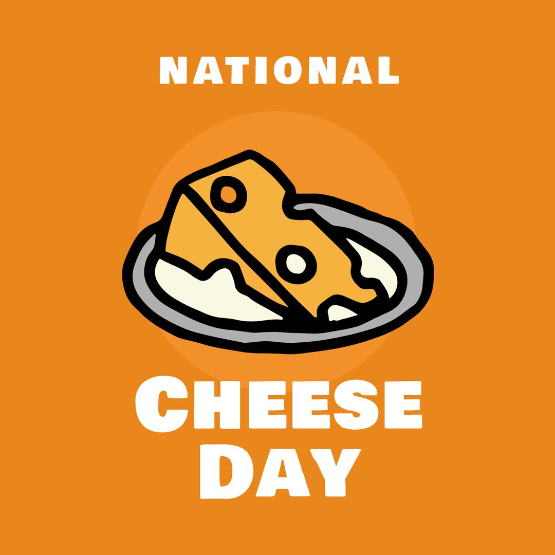 Celebrating National Cheese Day with Tasty Cheese Slice on Plate - Download Free Stock Templates Pikwizard.com