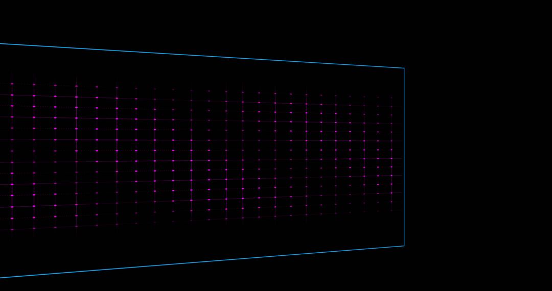 Digital Cardiograph Display on Black Background