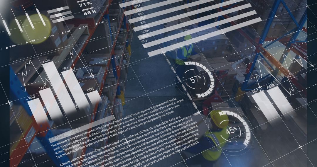 Digital Warehouse Management and Analytics Visualization