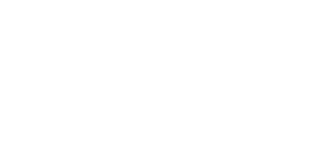 Transparent Sale Tag with Black Friday Text Isolated