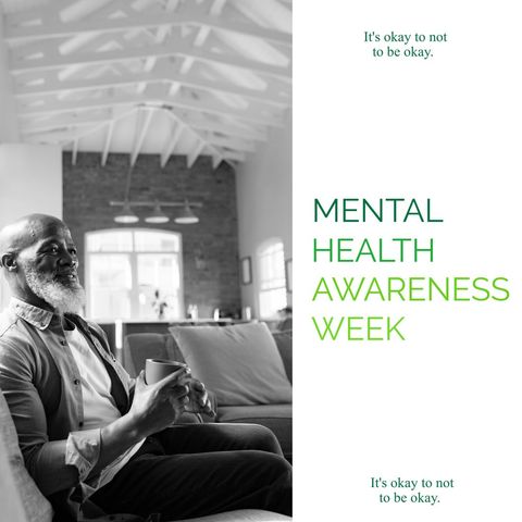 senior man contemplating mental health awareness - Download Free Stock Templates Pikwizard.com