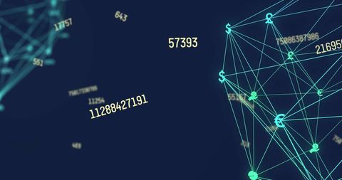 Digital Network with Global Financial Data and Connections - Download Free Stock Images Pikwizard.com