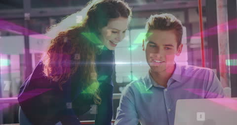 Students Collaborating on Digital Technology Project