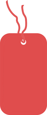 Red Label with Rope String on Transparent Background - Download Free Stock Videos Pikwizard.com