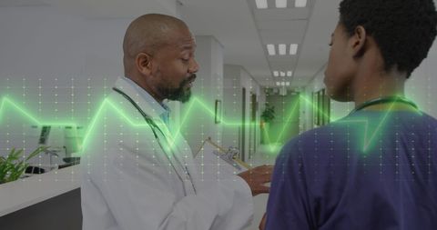 Digital Medical Data and Diverse Healthcare Professionals - Download Free Stock Images Pikwizard.com