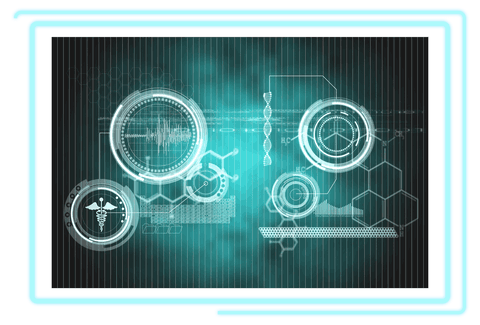 transparent medical interface showing data processing - Download Free Stock Videos Pikwizard.com