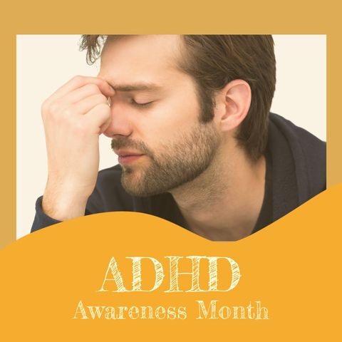 adhd awareness month, supporting mental health - Download Free Stock Templates Pikwizard.com