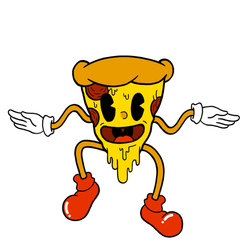 playful pepperoni pizza slice on transparent background - Download Free Stock Videos Pikwizard.com