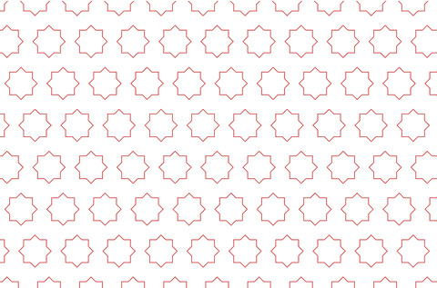 red geometric repeating star pattern on transparent background - Download Free Stock Videos Pikwizard.com