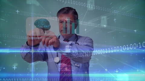 Medical Futurist Engaging with Virtual Brain Interface