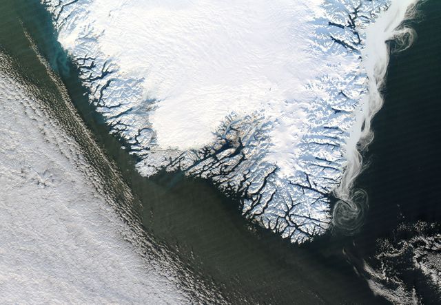 NASA's Aqua satellite observed swirls of sea ice along the coast of Greenland on December 30, 2012.  Credit: NASA/GSFC/Jeff Schmaltz/MODIS Land Rapid Response Team  <b><a href="http://www.nasa.gov/audience/formedia/features/MP_Photo_Guidelines.html" rel="nofollow">NASA image use policy.</a></b>  <b><a href="http://www.nasa.gov/centers/goddard/home/index.html" rel="nofollow">NASA Goddard Space Flight Center</a></b> enables NASA’s mission through four scientific endeavors: Earth Science, Heliophysics, Solar System Exploration, and Astrophysics. Goddard plays a leading role in NASA’s accomplishments by contributing compelling scientific knowledge to advance the Agency’s mission.  <b>Follow us on <a href="http://twitter.com/NASA_GoddardPix" rel="nofollow">Twitter</a></b>  <b>Like us on <a href="http://www.facebook.com/pages/Greenbelt-MD/NASA-Goddard/395013845897?ref=tsd" rel="nofollow">Facebook</a></b>  <b>Find us on <a href="http://instagram.com/nasagoddard?vm=grid" rel="nofollow">Instagram</a></b>