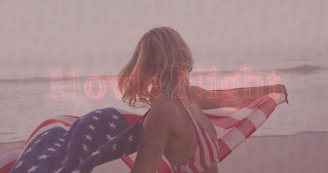 Sunset Movie Night with American Spirit at Beach