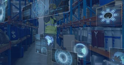 Digital transformation and data technology in modern warehouse