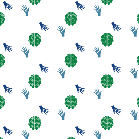 colorful brain and hand pattern on transparent background - Download Free Stock Videos Pikwizard.com