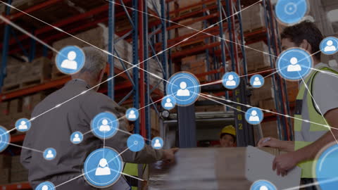 Collaborative Teamwork in Warehouse with Digital Networking