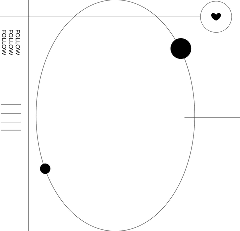 transparent abstract orbit diagram with ellipse and heart node - Download Free Stock Videos Pikwizard.com