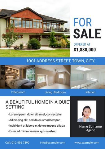Luxurious Suburban Home for Sale in Tranquil Neighborhood - Download Free Stock Templates Pikwizard.com