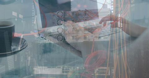 Abstract Concept of Digital Finance and Remote Work - Download Free Stock Images Pikwizard.com