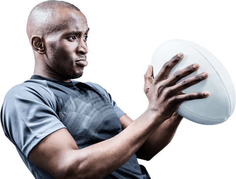 male rugby player throwing ball, isolated transparent png - Download Free Stock Videos Pikwizard.com