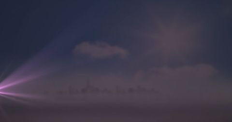 Digital Light Trails over Cityscape at Night - Download Free Stock Images Pikwizard.com