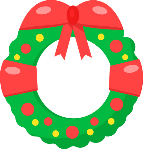 Festive Christmas Wreath with Multicolor Baubles and Ribbon on Transparent - Download Free Stock Videos Pikwizard.com