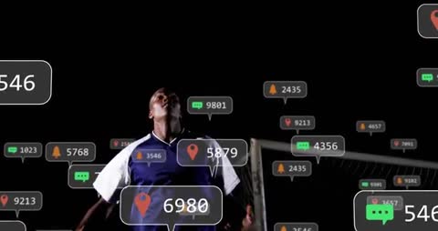 Symbolic Soccer Team Collaboration Highlighting Digital Connectivity