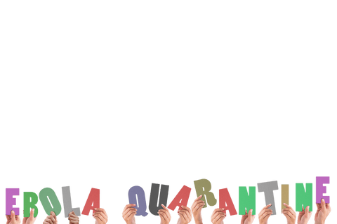 multicolored hands raising letters of ebola quarantine notice - Download Free Stock Videos Pikwizard.com