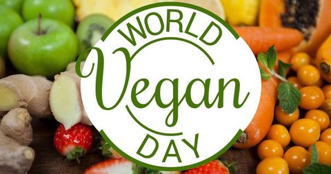 World Vegan Day Celebration Fruits and Vegetables