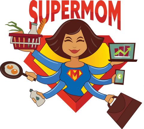 Supermom Illustration Multipurpose Character with Various Task Representations on Transparent - Download Free Stock Videos Pikwizard.com