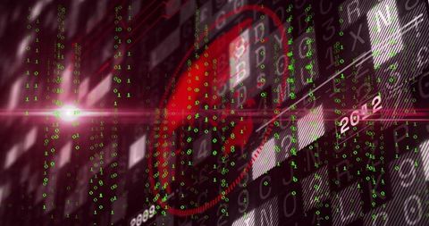 Digital network scanning interface with cybersecurity elements