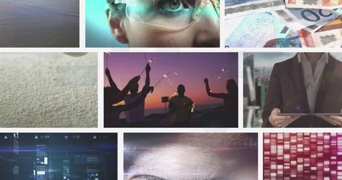 Collage of Innovation, Celebration, and Teamwork