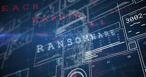 Digital Cyber Security and Data Processing Visualization - Download Free Stock Images Pikwizard.com