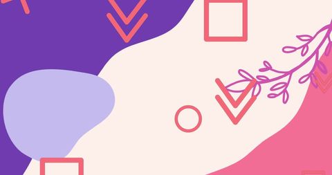 Abstract Geometric Background with Pastel Shapes - Download Free Stock Images Pikwizard.com