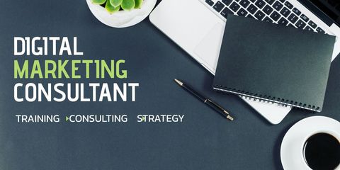 organized desk with digital marketing essentials featuring laptop and notepad - Download Free Stock Templates Pikwizard.com