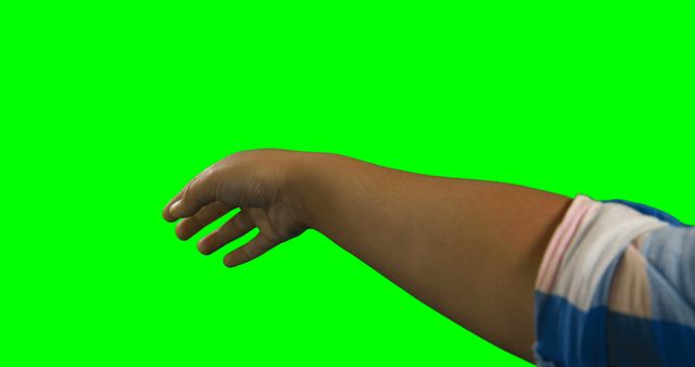 Arm Extended with Green Screen Background - Download Free Stock Images Pikwizard.com