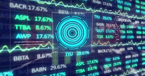 digital financial data analysis with dynamic graphs - Download Free Stock Images Pikwizard.com
