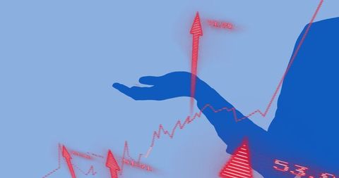 Digital Business Growth Concept with Data Visualization