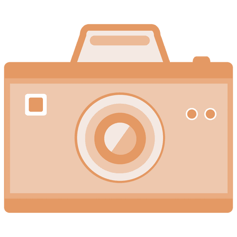 transparent orange camera icon, illustrative design for photography enthusiasts - Download Free Stock Videos Pikwizard.com