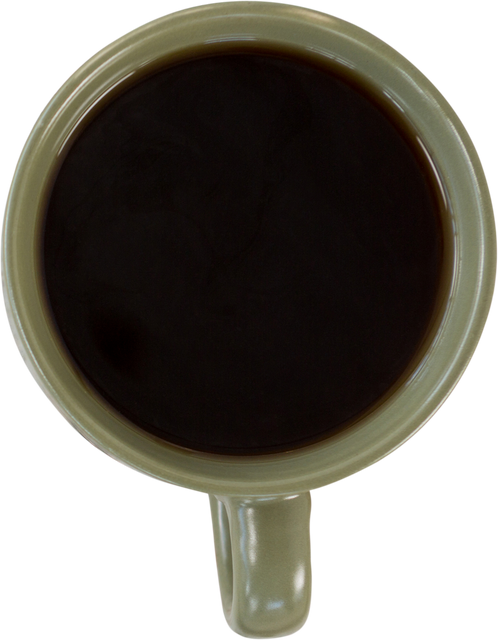 Top View of Cup with Coffee on Transparent Background - Download Free Stock Videos Pikwizard.com