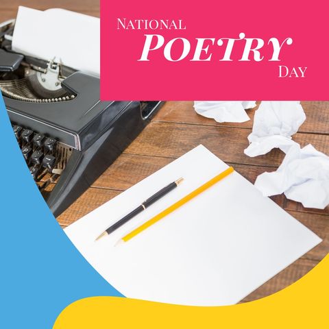 creative workspace for national poetry day inspiration - Download Free Stock Templates Pikwizard.com