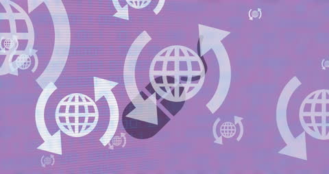 Global Connection and Technology Concept Illustration