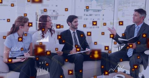 Diverse Professional Team Engaging in Strategic Business Meeting