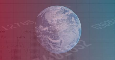 Global Business Analytics Across Digital Network - Download Free Stock Images Pikwizard.com