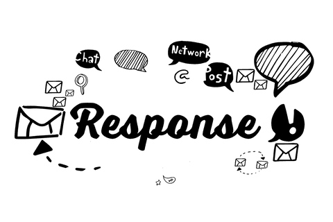 digital media icons with response text on transparent background - Download Free Stock Videos Pikwizard.com