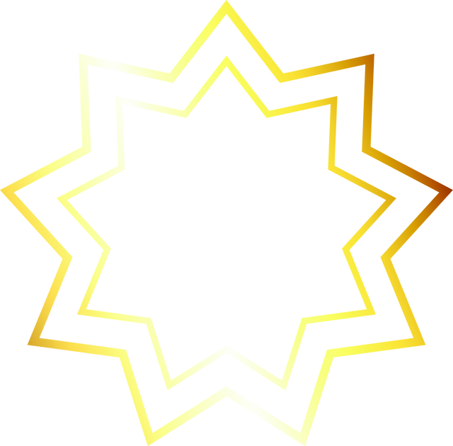 Transparent Geometric Star Shape With Gradient Outline - Download Free Stock Videos Pikwizard.com