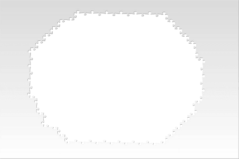 transparent background octagonal puzzle mockup illustration - Download Free Stock Videos Pikwizard.com