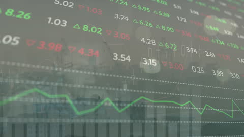 Dynamic Stock Market Data Overlay on Office Environment