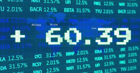 Global Stock Market Trading Display With Positive Trends - Download Free Stock Images Pikwizard.com