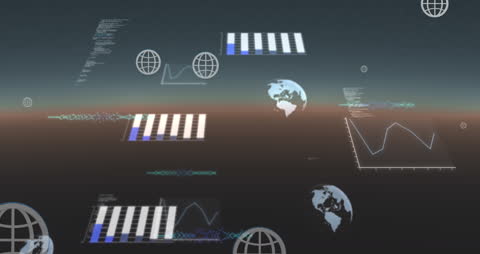 Futuristic Data Visualizations and Global Network Concepts